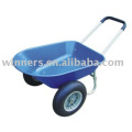 twin wheels wheelbarrow